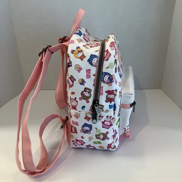 New! Loungefly Hello Kitty Monster Bright Rainbow Costumes Mini Backpack - Picture 4 of 9